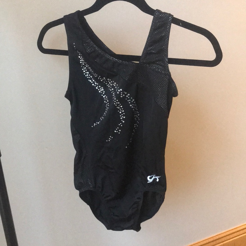 Black GK Gymnastics Leotard